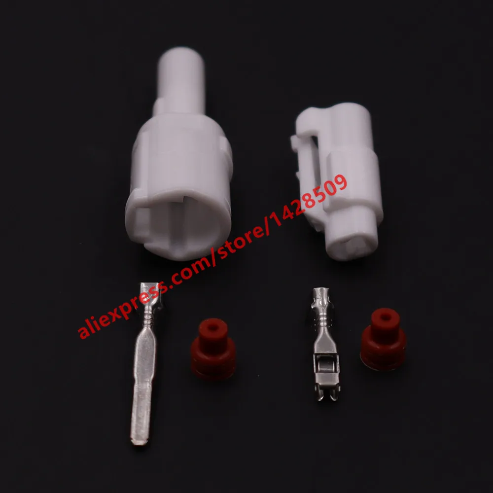 1 Set 1 Pin Car Fuel Injector Electronic Plug Sealed Socket 6187-1171 6180-1181 Waterproof Auto Connector