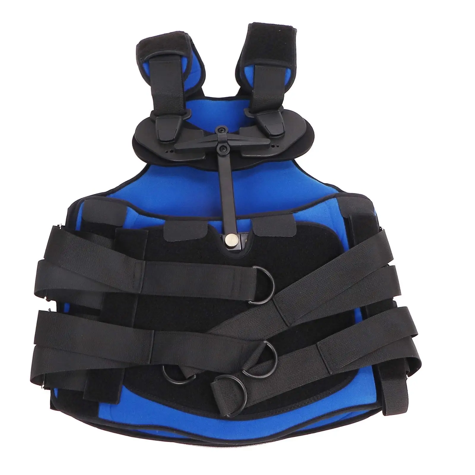 

Adjustable Back Support Thoracolumbar Brace for home Stretching Relief Black