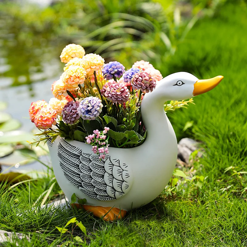 *Chinese retro old landscaping flower pot balcony decoration bonsai animal succulent pot