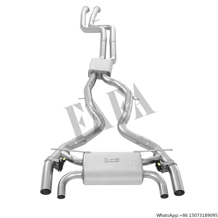 

For M2C F87 3.0T Car Exhaust System Middle Tail Section Electric Valve Muffler Exhaust High Performance Catback Exhaust Pipe