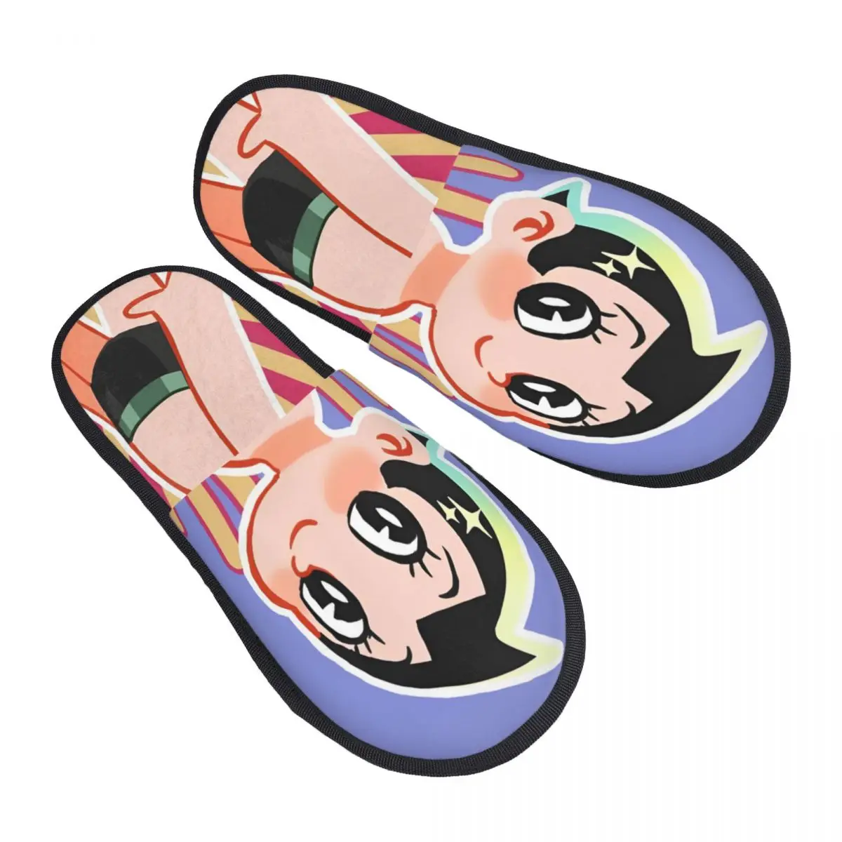 

Custom A-Astroed Boy Cartoons Soft Memory Foam House Slippers Women Launch Comfy Warm Anti-skid Sole Slipper