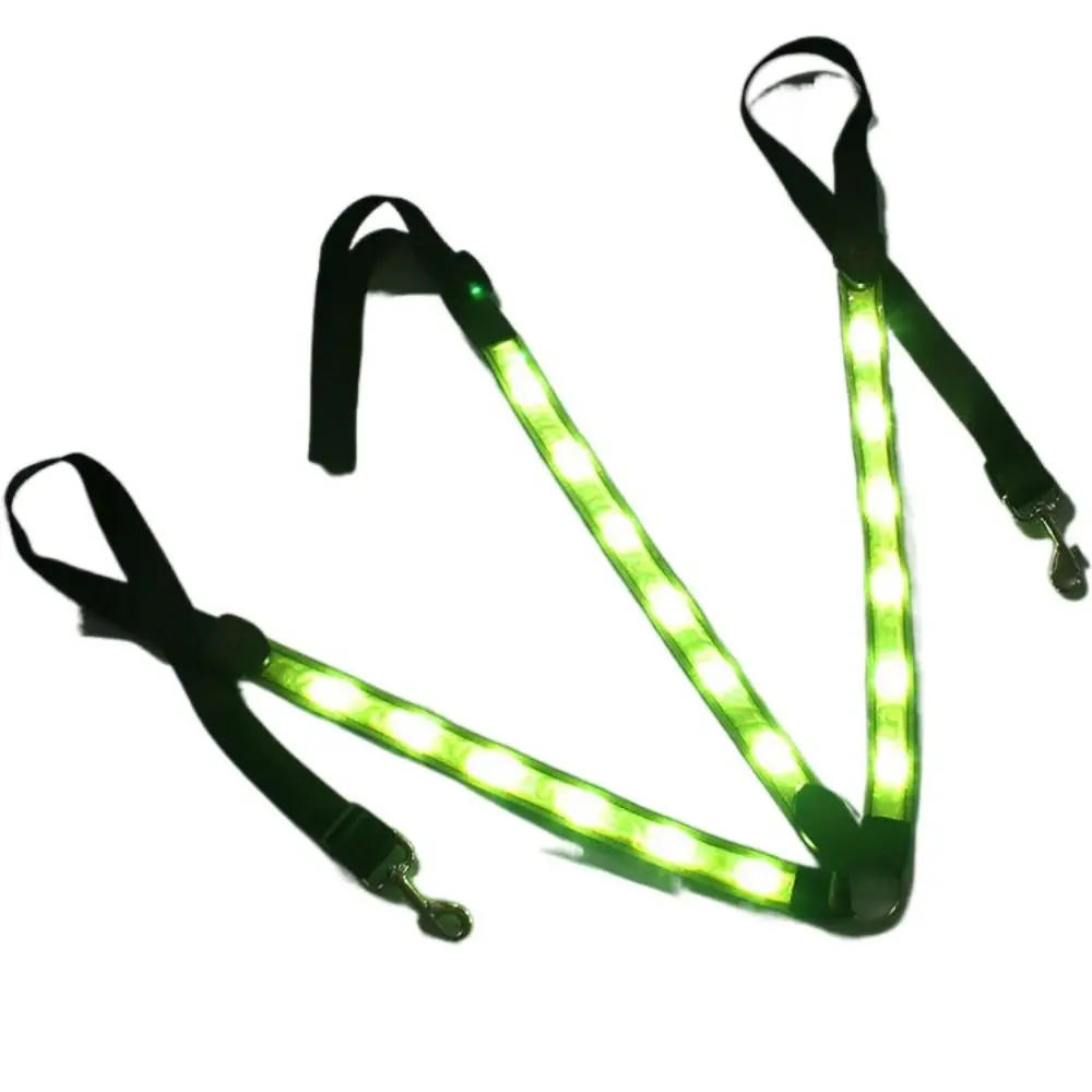 Night Visible Chargeable LED Horse Harness, Decoração Piscando, Peitoral Collar Horse, Arnês LED Seguro