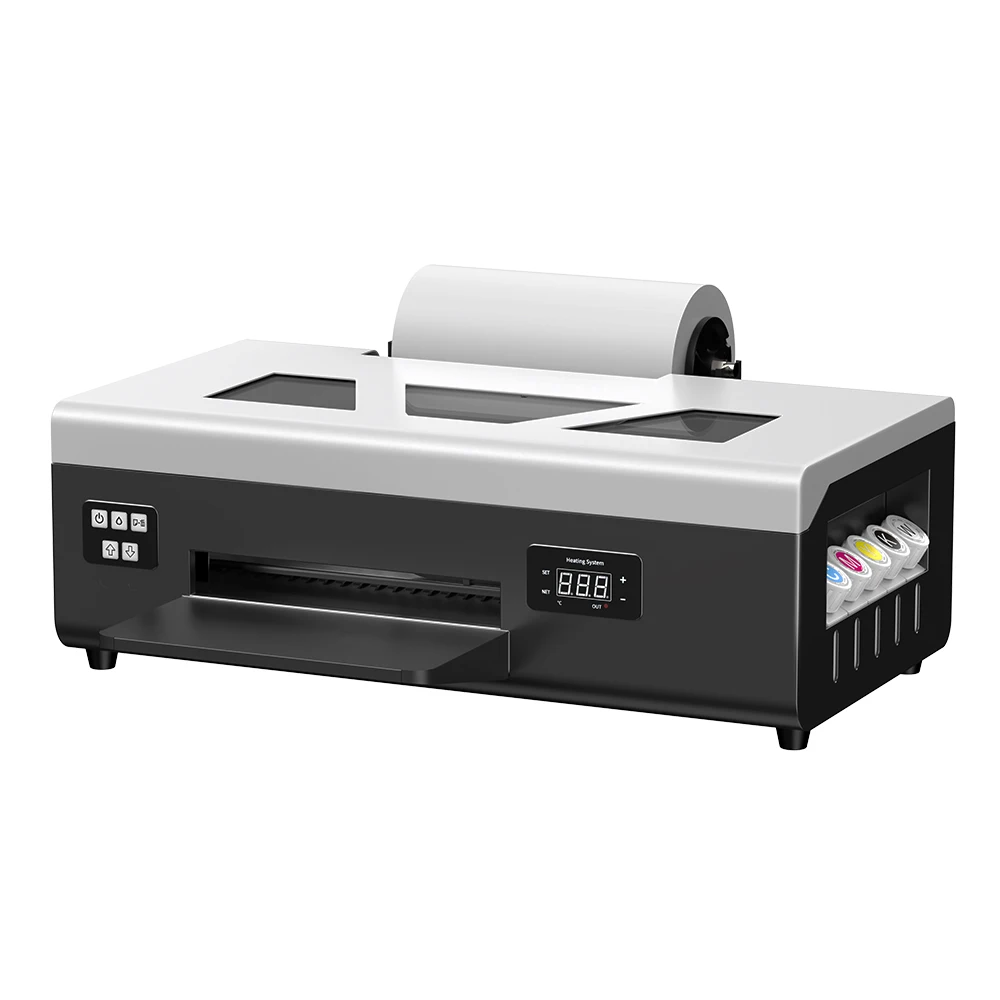 8.2inch A4 DTF Printer with Roll Feeder L800 Tshirt Printing Machine With Oven Directly to Film DTF Printer For tshirt Clothes