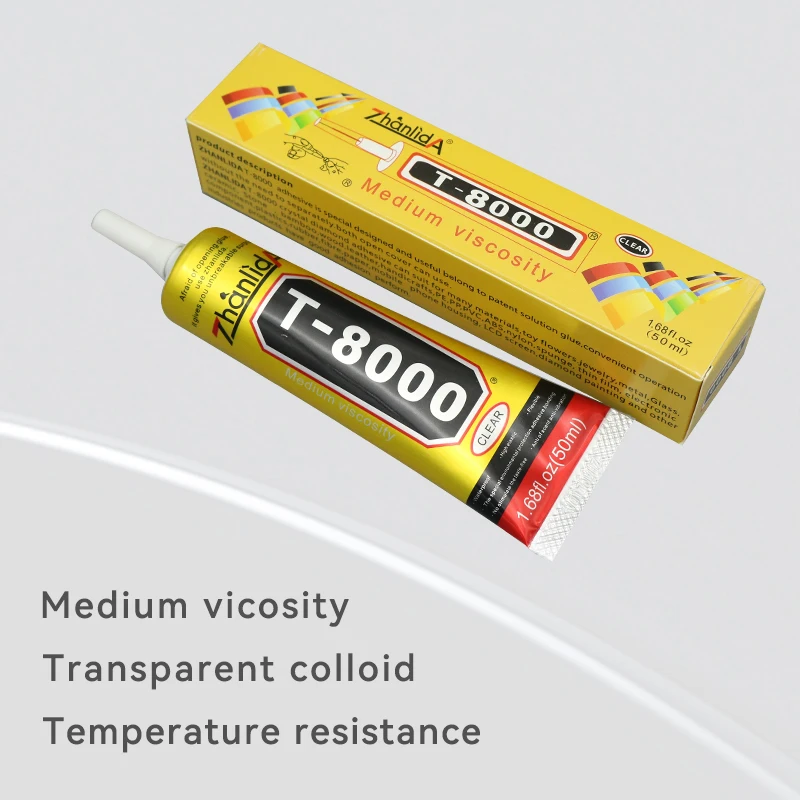 Zhnalida T8000 110ML Glue Cell Phone Rear Glass Screen Warped Repair Zhnalida T8000 Glue