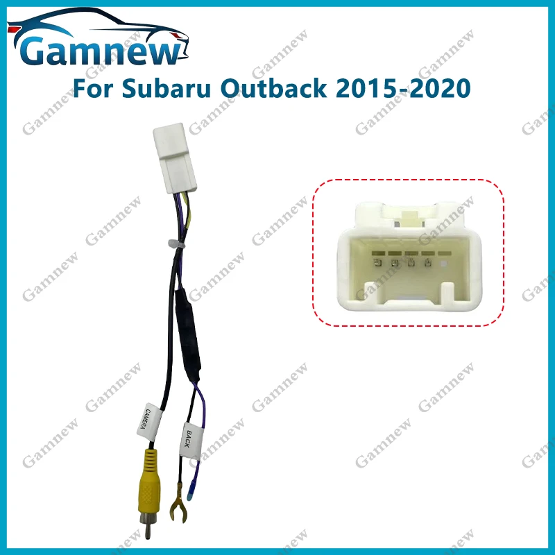 5-Pin Car Reverse Camera Output Video Adapter Wiring Cable For Subaru Outback 2015-2020 Original Factory OEM Camera Video Output
