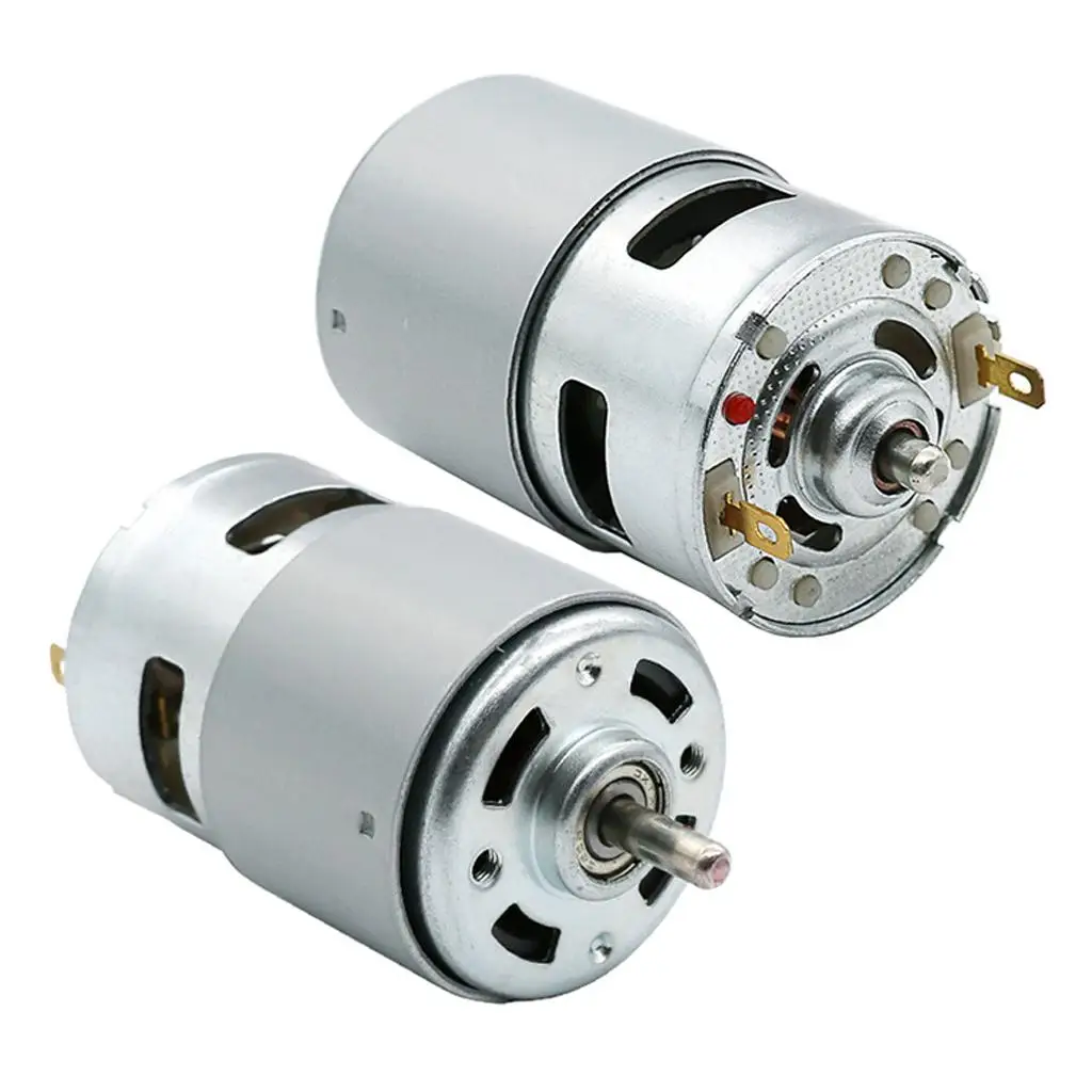 

775 Ball Bearing Micro Motor Strong Torque Alloy Motor High Speed for Car Wash Pump and Sprayer