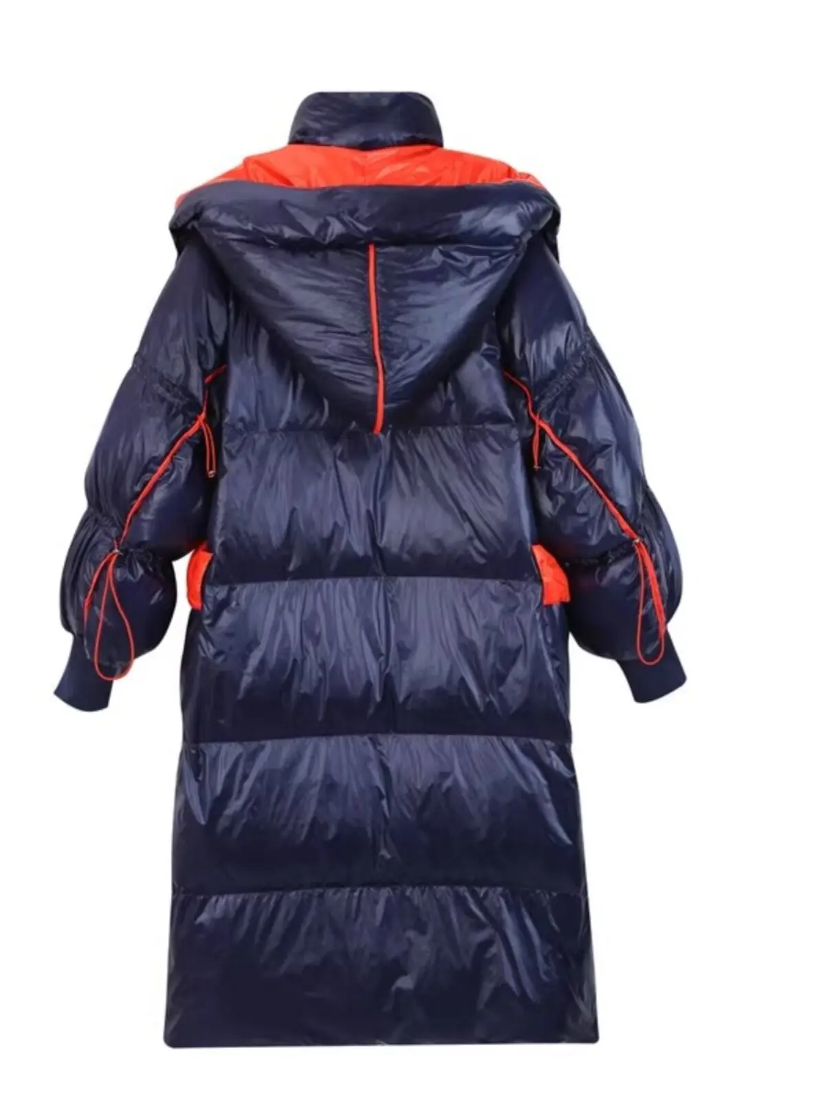 2026 Fashion Winter New Down Jacket Women's Windproof Hooded Long Commuting Down Jacket