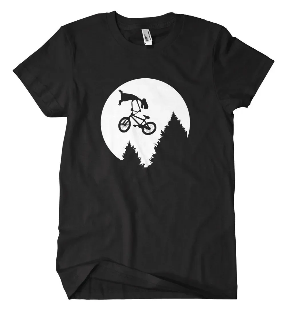 E.T. Freestyle T-Shirt BMX Skate Halfpipe Board Inliner Fun Kult Mountainbike Fashion slim T-shirts T Shirt Men's Tee Shirts