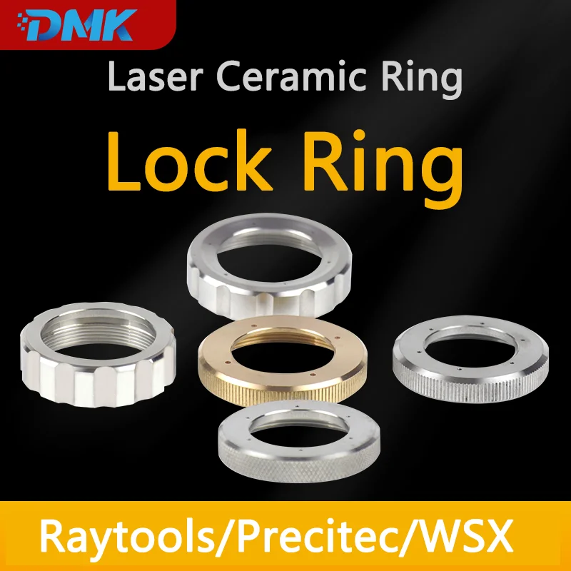 Dmk Original Laser Anel de Bloqueio de Cerâmica Anel Raytools Wsx Precitec Anel de Bloqueio Porca Principal Bm111 Bm114s Nc30 Pro2.0