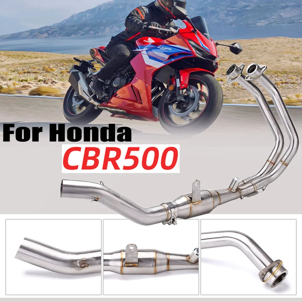 Factory Direct Sales of Dedicated Exhaust Pipe Modifications Suitable for Honda CBR500R Modified Front Section Exhaust Pipe