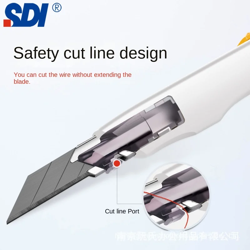 SDI 0443C Practical Cutter 9mm Blade Precision Cutting Tool Multifunctional 30 Sharp Angle Sharp and Durable