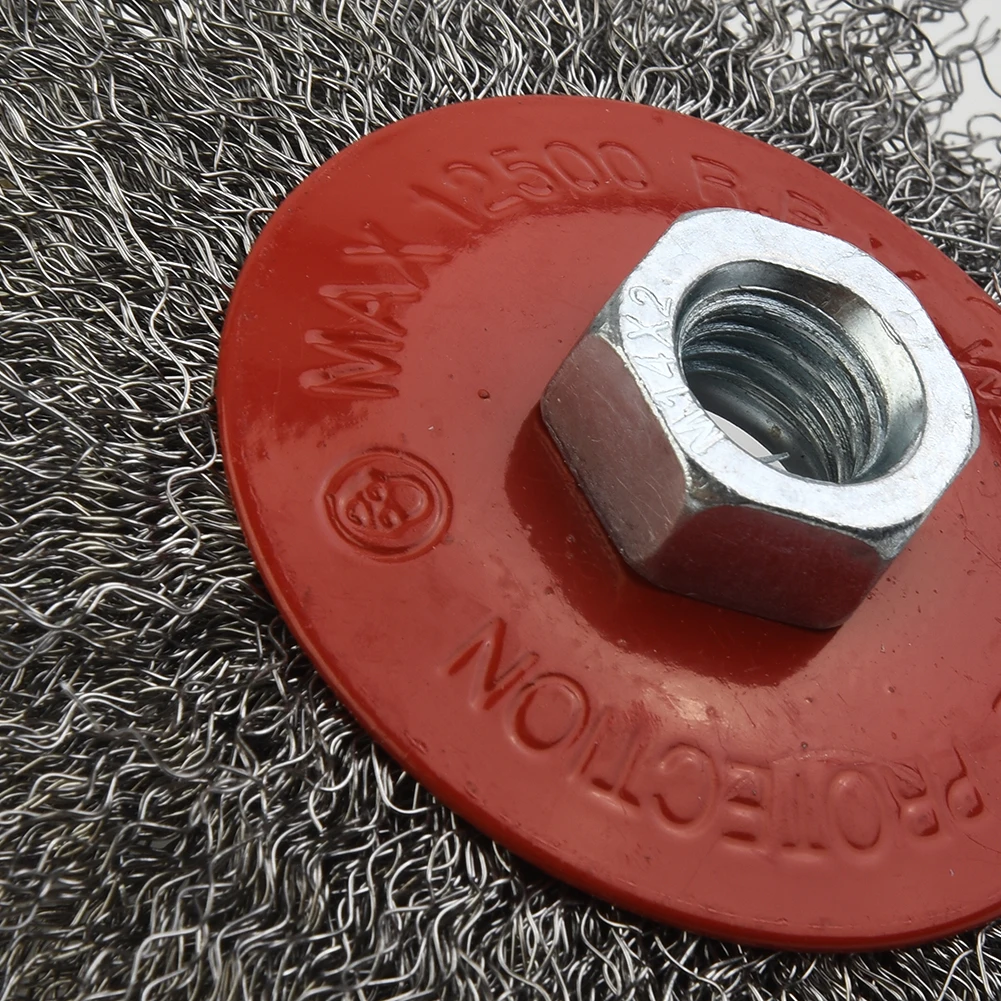 4 Inch 100mm Stainless Steel Wire Wheel Brush For Bench Grinder Abrasive Polishing Cleaning Paints Tools Abrasive Tools Parts