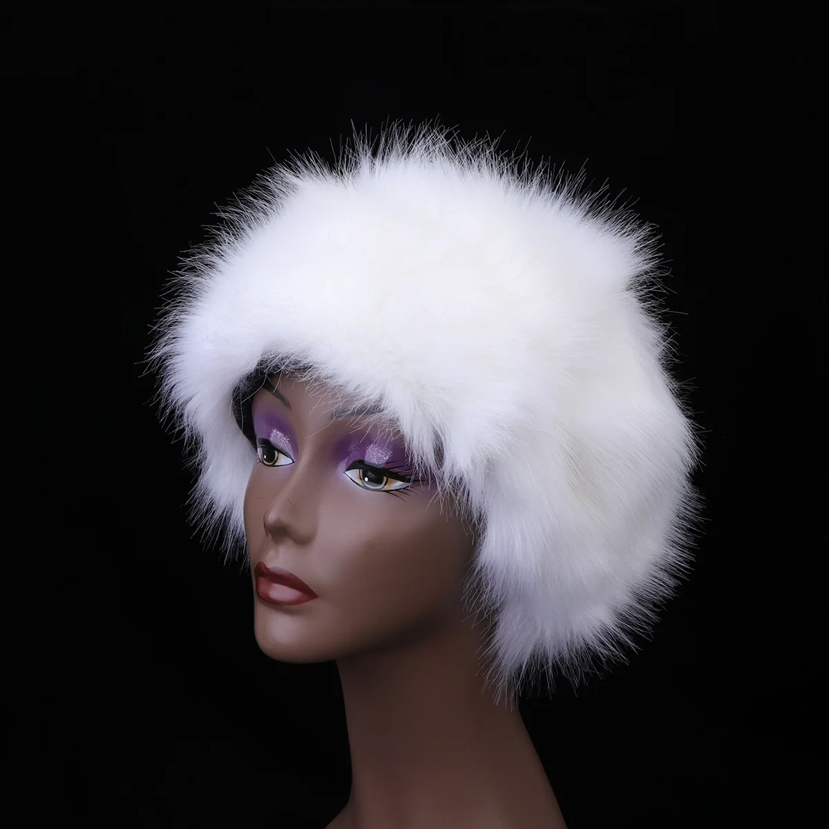 

Warm Winter Faux For Women Girls Headwear Cold Weather Ski Earmuff Beanie Warm Women Hat Fur Hat