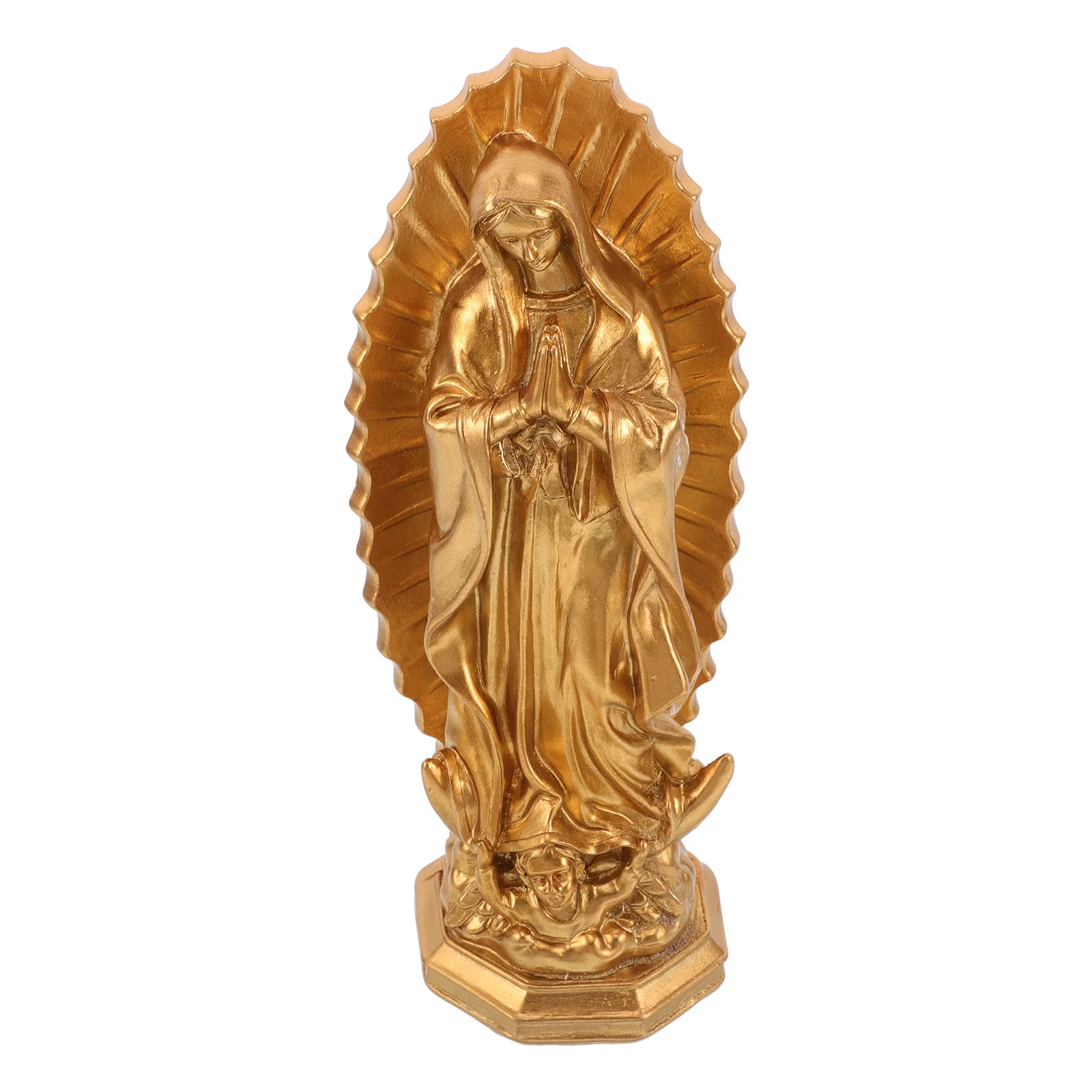 

Virgin Statue Catholic Figurine Resin Crafts Sculpture Saint Statues Home Decor Balcony Office Church Grace