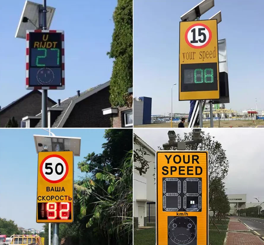 Radar Speed Sign Control Board 24GHz High Accuracy LED Display Controller for Road Traffic Safety Speed Warning System