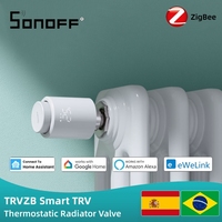 SONOFF TRVZB Zigbee Thermostatic Radiator Valve Temperature Controller Heating Froest Protection Work with EWelink Alexa Google