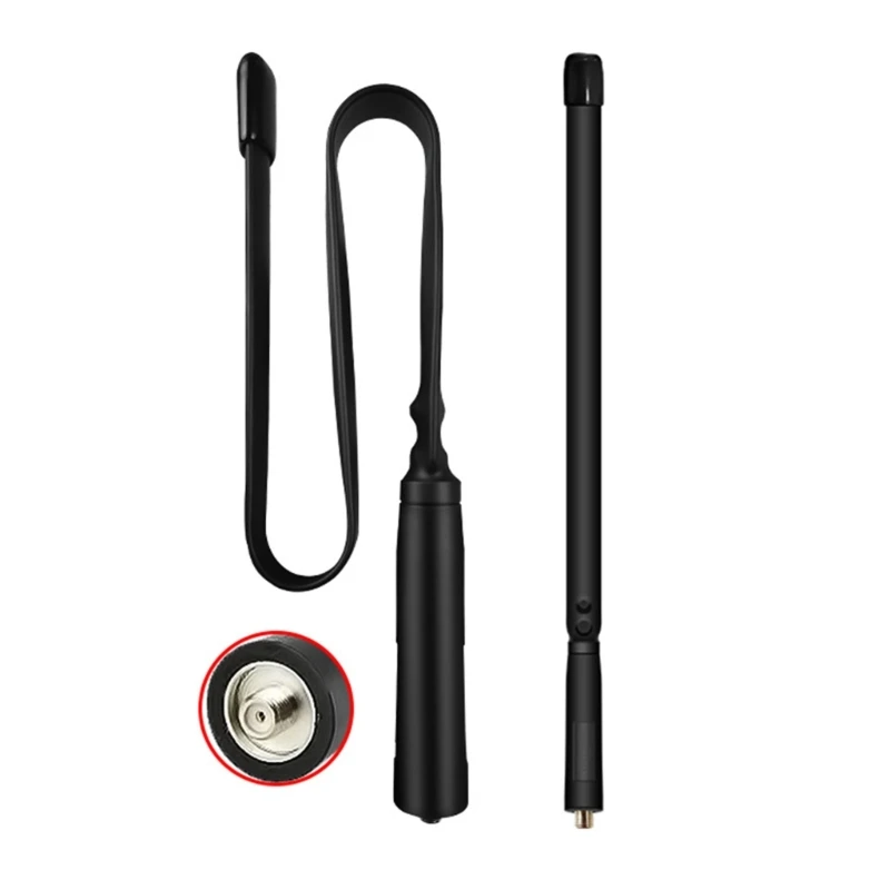 Folding Antennas SMA Female Connector 47CM Flexible Design For Portable Radios K1KF