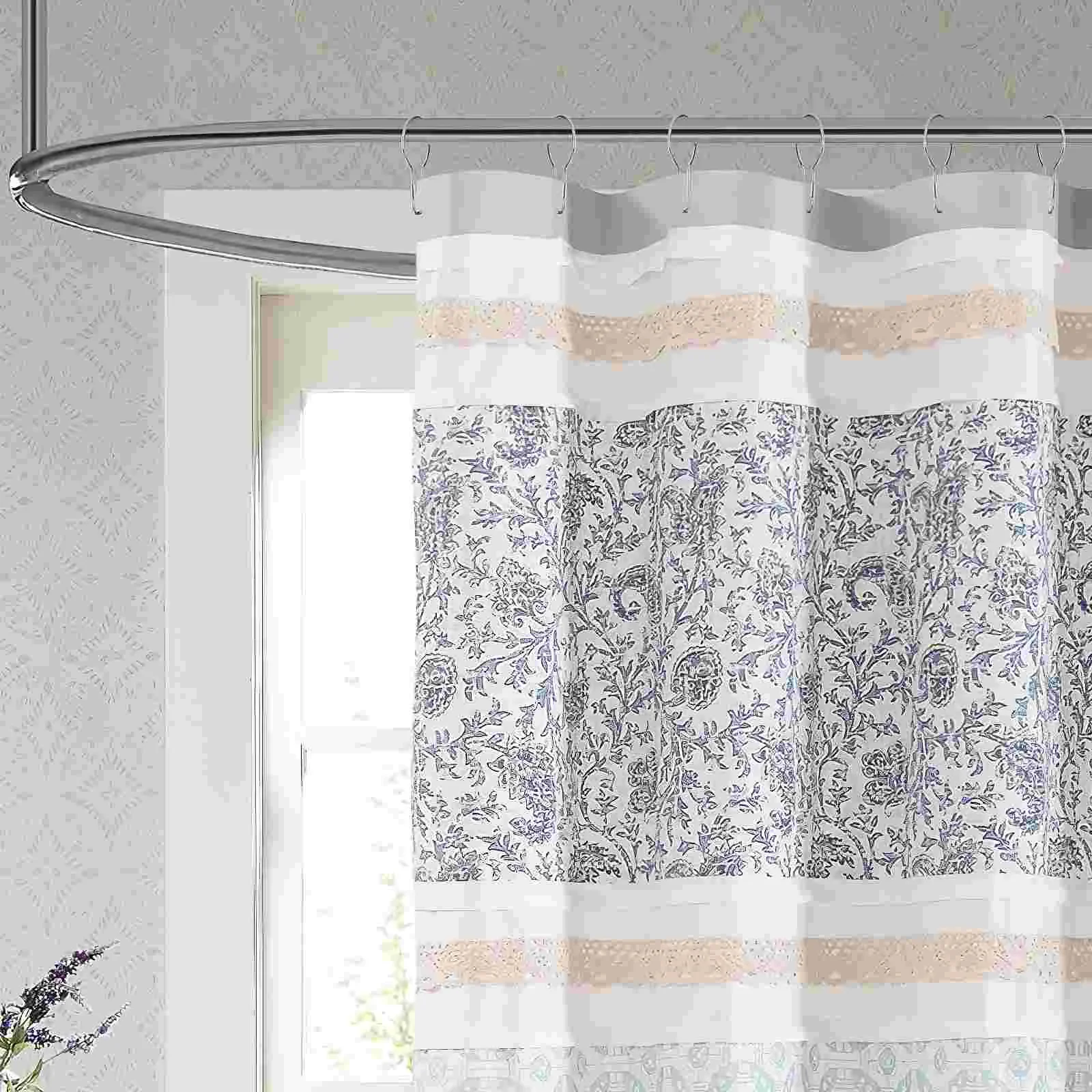 20 Pcs Curtain Ring Stainless Steel Shower Rings Rod Hooks Gourd Shaped Safety Pin - view 5
