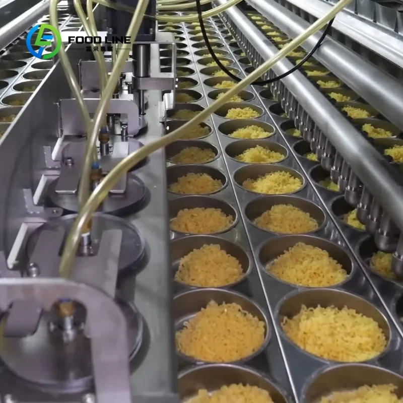 Integrated Instant Noodles Production Line Automatic Dough Mixing Forming Cutting Drying Commercial Noodle Processing Customized