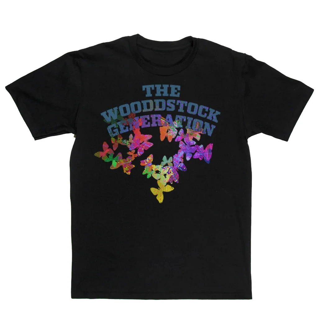 

The Woodstock Generation Графический принт Летние элитные брендовые хлопковые мужские и женские футболки с короткими рукавами Уличная одежда Тренд