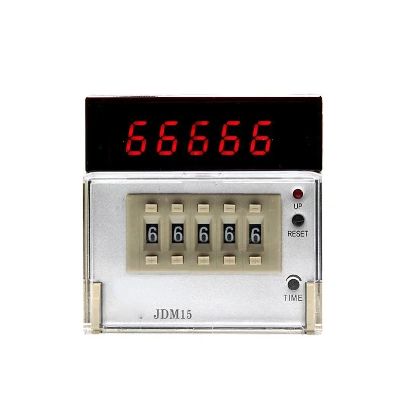 Digital Display Counter COUNTS JDM15 Five Digit Addition and Subtraction Counter Reversible