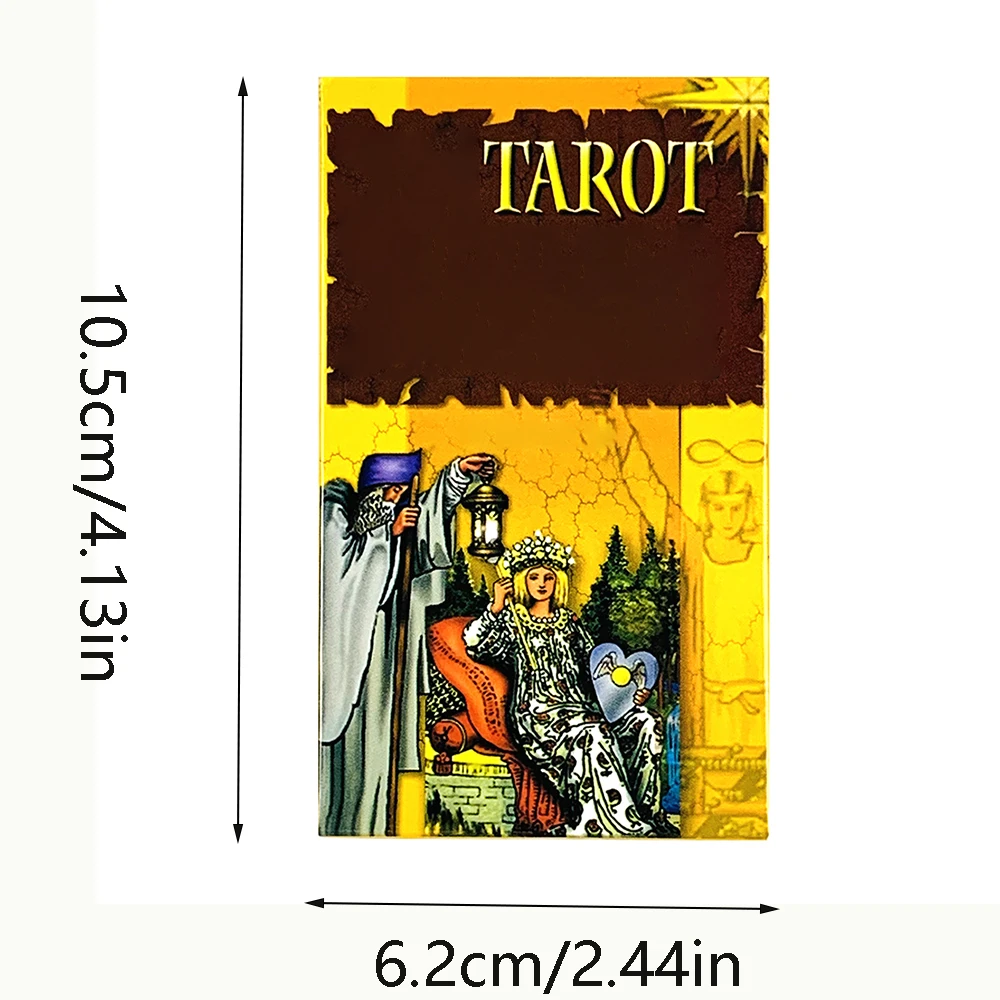 Nieuwe Tarotkaarten 78 Tarot Deck Spaanse versie Waarzeggerij Waarzeggerij Editie Bordspel, Halloween en Kerstcadeau