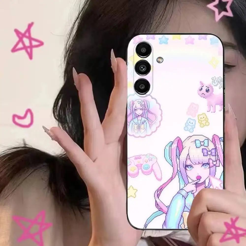 Чехол для телефона NEEDY GIRL OVERDOSE для Samsung S24, S21, S22, S23, S30, Ultra, S20, Plus, Fe, Lite, Note, 10,9,5G, черный мягкий чехол