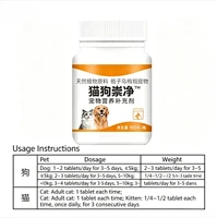 Rapid deworming for pet dogs, cats, domestic animals, pigs, sheep, ticks, fleas, roundworms, hookworms and nematodes 4