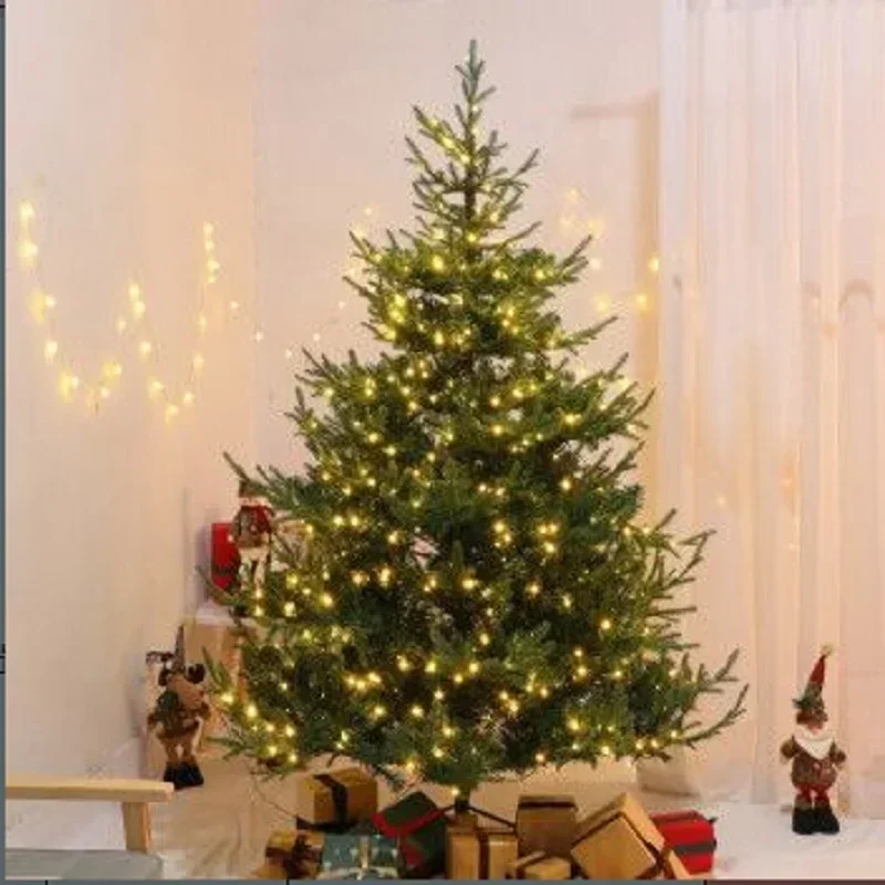 Artificial Christmas Tree PE+PVC with LED Lights Christmas Tree 2025 Large Christmas Decoration Holiday Ornamental Tree navidad