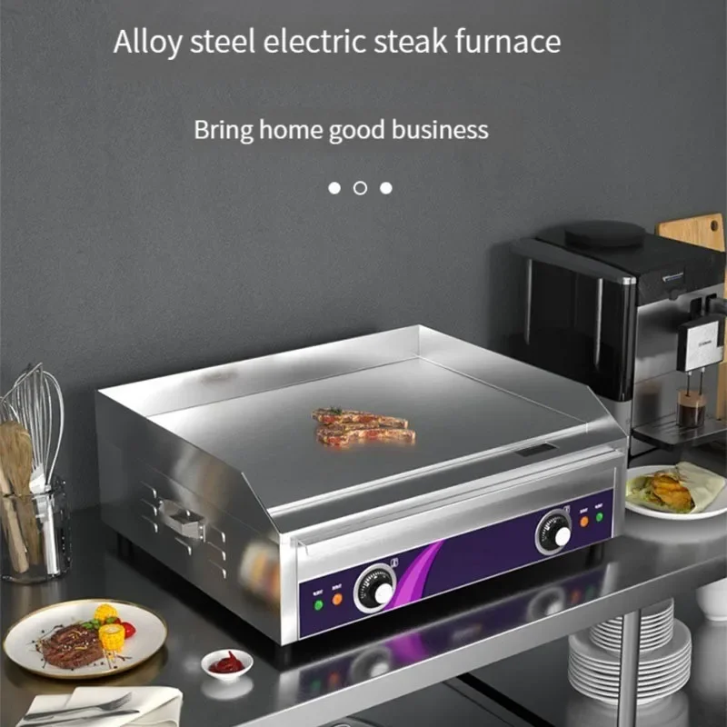 Barbecued Iron Plate Electric Grill Japanese Style Frying Equipment Steak Machine Hand Grab Cake Machine