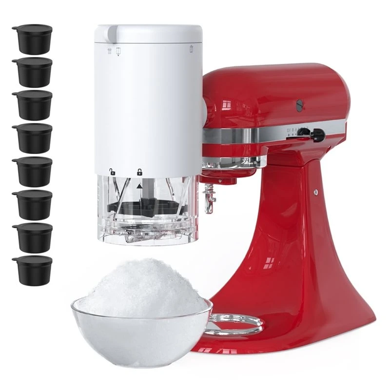 A94E-1 SET Shave Ice Attachment For Kitchenaid Stand Mixer Ice Shaver Machine For Kitchenaid Stand Mixer