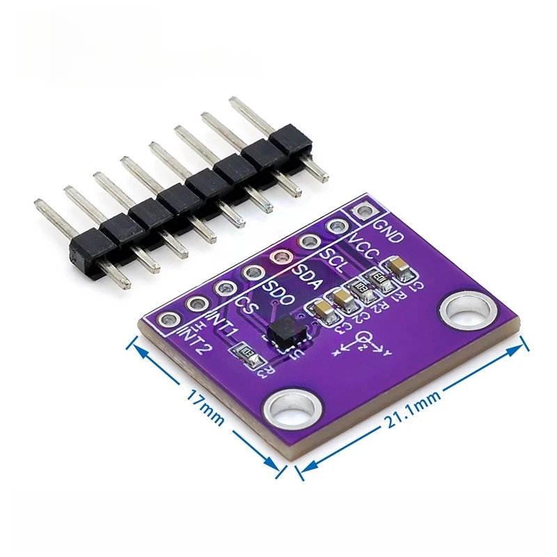 MCU-LIS2DH12TR three-axis accelerometer module sensor development board replaces ADXL345