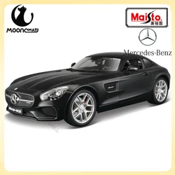 1:18 Bburago AMG GT Model Mercedes-Benz SLS AMG Alloy Car Die Cast Sports Car Collection Luxury Vehicle Ornament Birthday Gift