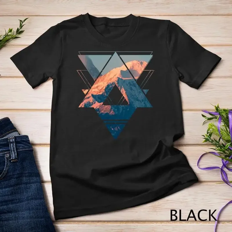 Cool Trendy Outdoors Geometric Fill T Shirt Unisex T shirt