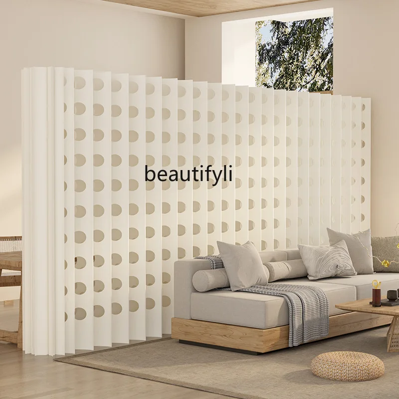 

Folding Screen Partition Office Paper Beauty Salon Entrance Exhibition Divider Mobile Wall Partition Board