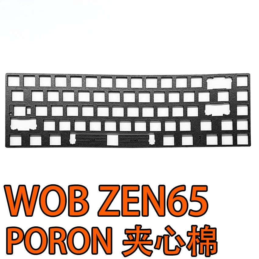 

WOB ZEN65 mechanical keyboard Sound pack PORON Sandwich Foam PET Voice Bottom-Switch Pads for Mechanical Keyboard Accessories