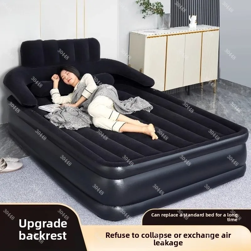 

Inflatable Bed Double Large Home Use Single Air Mattress Outdoor Travel Portable Thickened Floor Bed