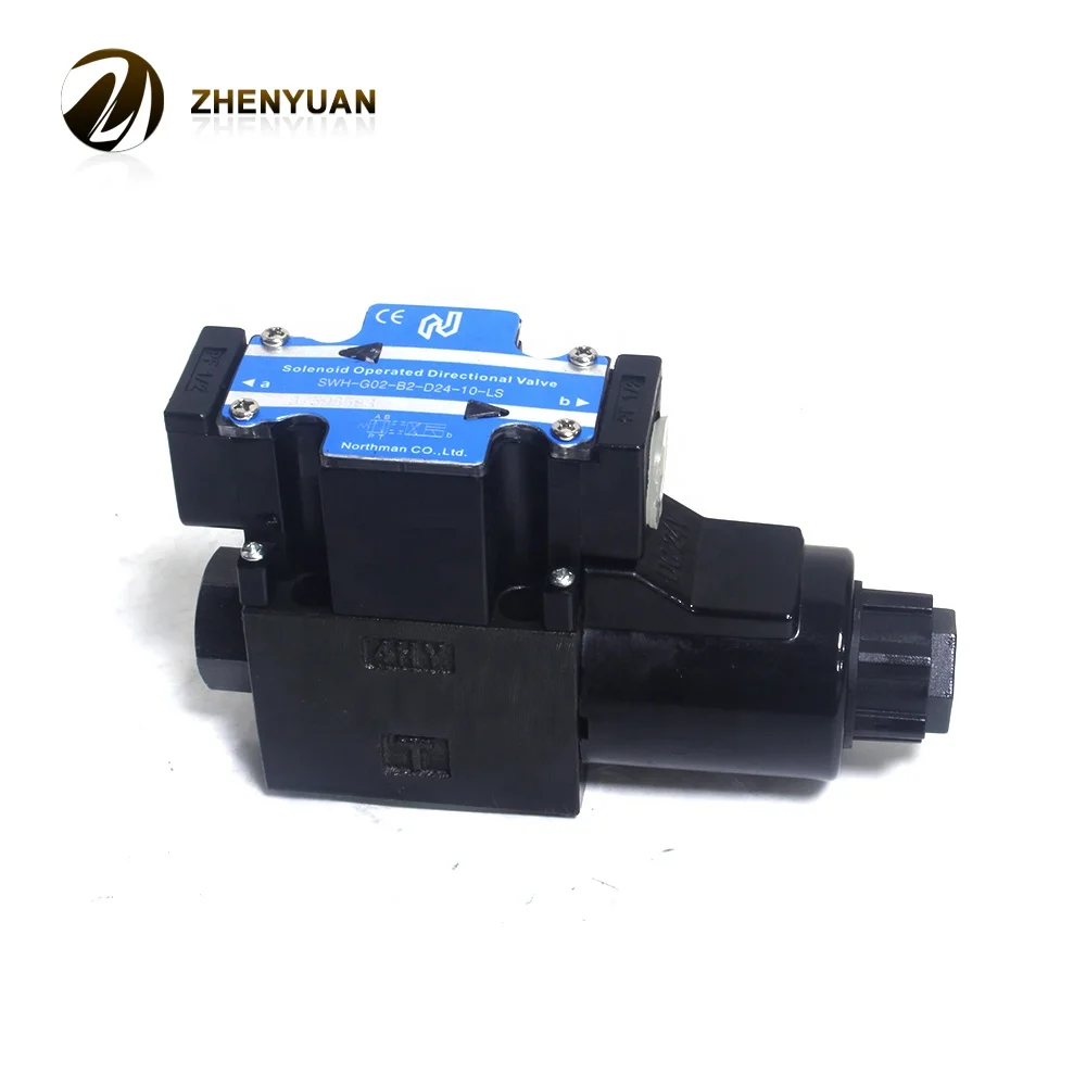 

Double head solenoid valve hydraulic SWH-G02-C2/C2M/C22M/C23-D24/A110/A220