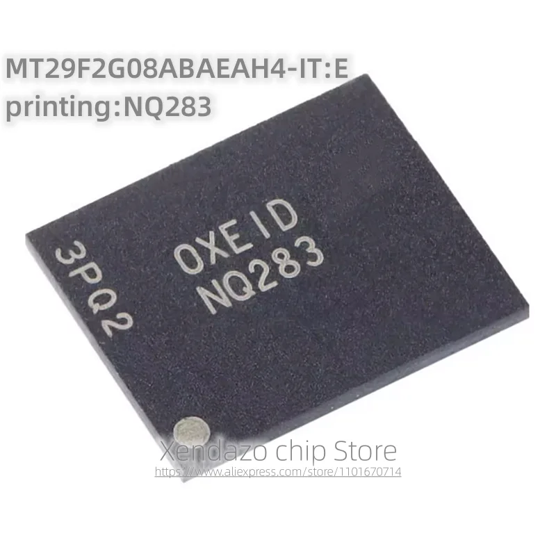 2pcs/lot MT29F2G08ABAEAH4-IT:E printing NQ283 VFBGA-63 package Original genuine Memory chip