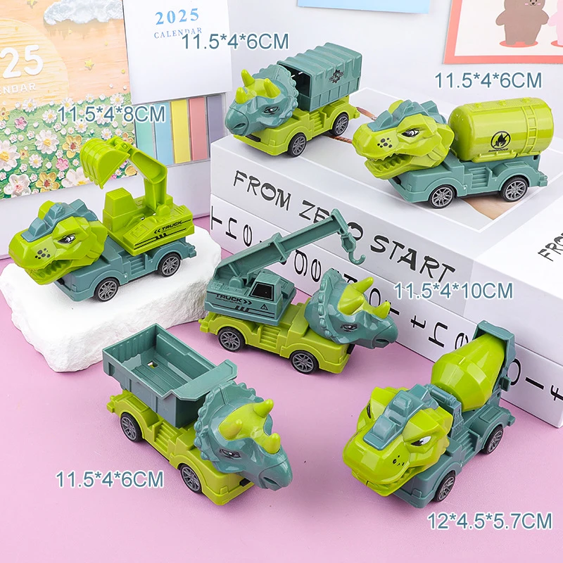 Giocattolo per escavatore Dino da asporto, costruire e trasformare i bambini del proprio veicolo da costruzione per giochi di ruolo fantasioso