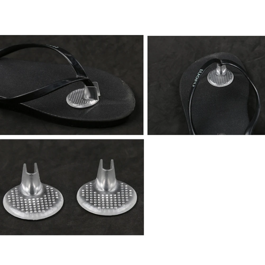 

10pcs 5 Pairs for Gel Pads Sandals Soft Shoe Thong Sandal Pads Insoles Breathable Reusable Silicone Insoles Shoe Inserts