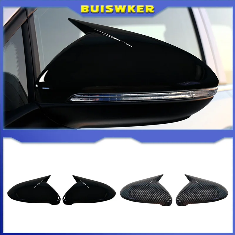 

Rearview Mirror Cover Caps For VW Golf 7 MK7 MK7.5 GTI R GTE GTD 14-19 Rear View Mirrors Case Tools Trim Holder Car Accessories