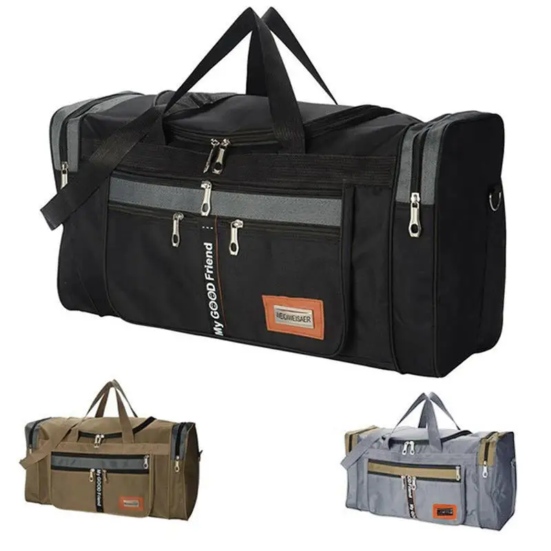 Large Capacity Travel Bag For Male And Female Students Long And Short Distance Travel Luggage Bags Foldable Handheld Storage Bag