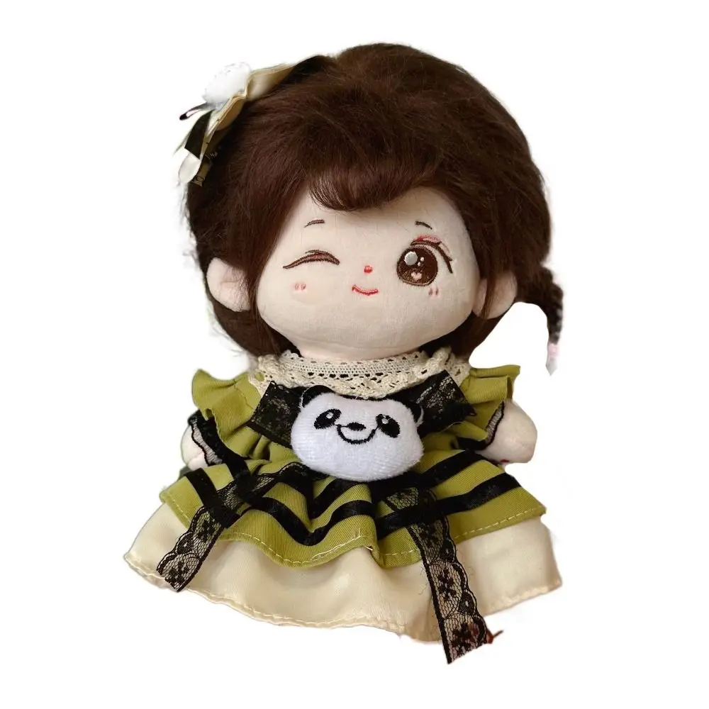 20Cm Katoen Pop Veranderende Kleding Bjd Poppen Accessoires Pop Lolita Kleding Cosplay Rekwisieten Handgemaakte Pop Jurk Set