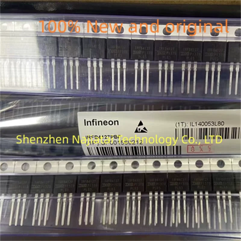 정품 IRFB4127PBF IRFB4127 TO-220AB IC 칩, 10 개/몫, 100% 신제품