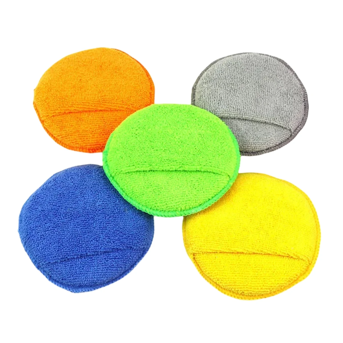 Microfiber Car Applicator Pads Advanced Square Car paint Polishing and Waxing Sponges Cars Paint and cockpit Detailing Care Tool