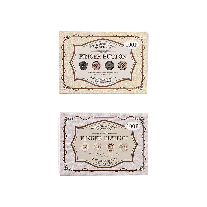 

10sets/1lot kawaii Stationery Sticker Fingertip button Diary Planner junk journal Decorative Scrapbooking DIY Craft Sticker