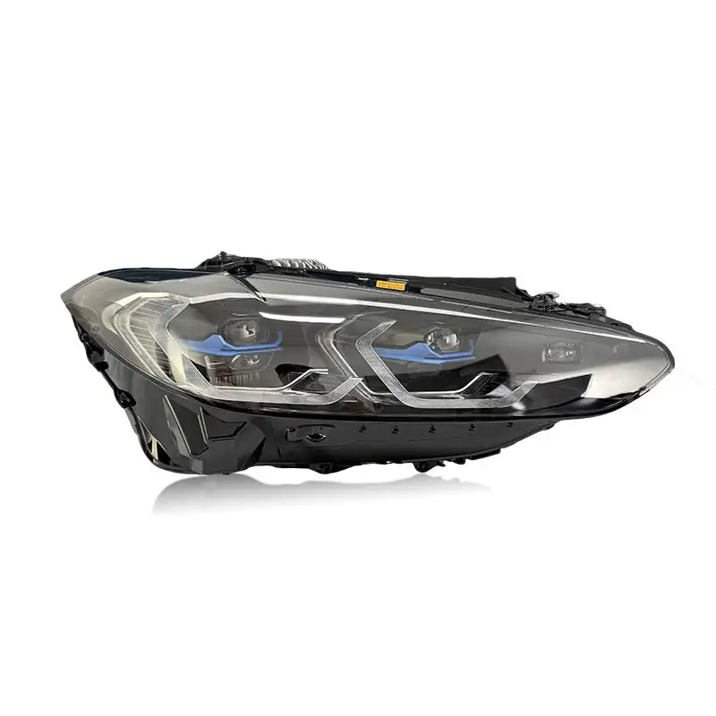For BMW 4 Series G22 G80 G82 Laser Headlights, Yellow and White Dual Color Daytime Running Lights, Automotive Accessories