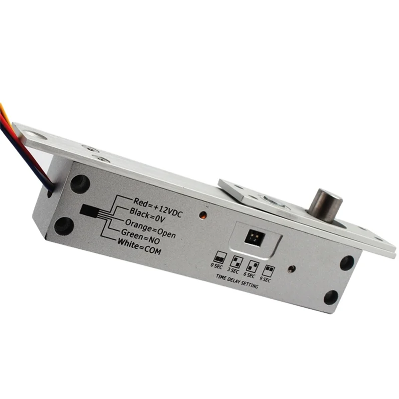 【Buy Now】DC12V Electronic Mortise Lock Adjustable Time Delay Fail Safe Or Fail Secure Electric Mortise Lock For Access