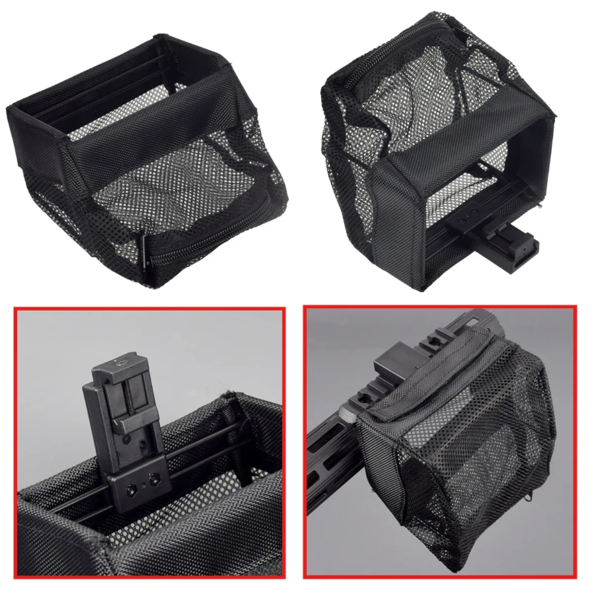 Tactical Quick Release Shell Catcher Fits Picatinny Rail Outdoor Tactical Training Magazine Ammo Storage Carry Pouch Accessories